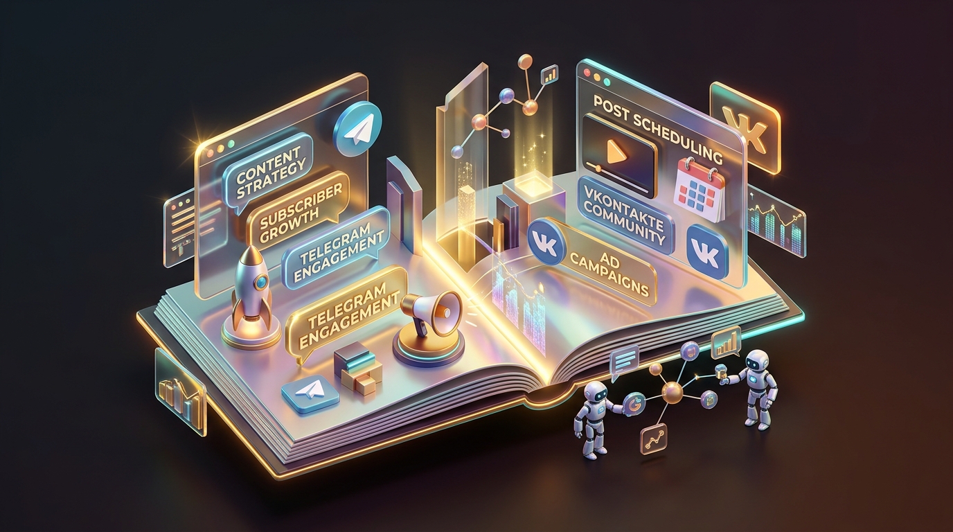 ИИ в SMM: как построить контент-план для Telegram и VK