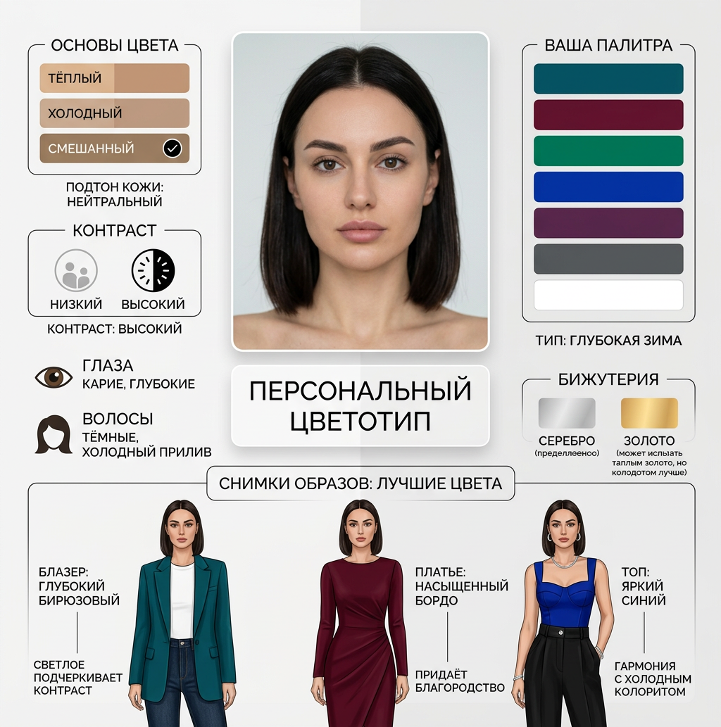 Анализ цветотипа