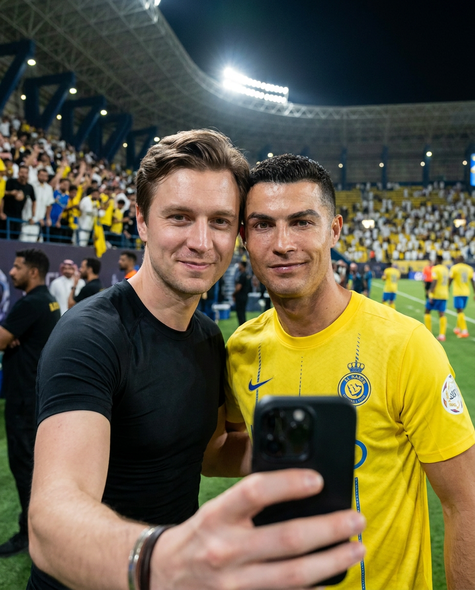 Ronaldo Stadium Selfie