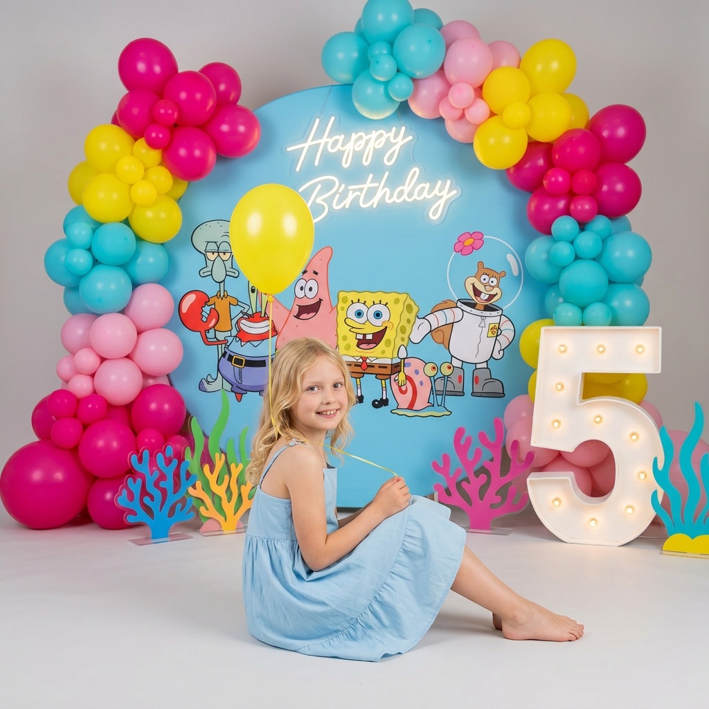 Фотосессия на день рождения SpongeBob