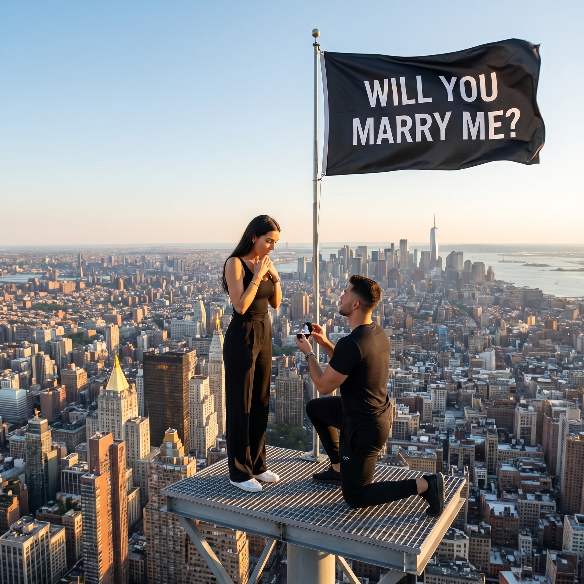 Предложение на вершине Empire State Building
