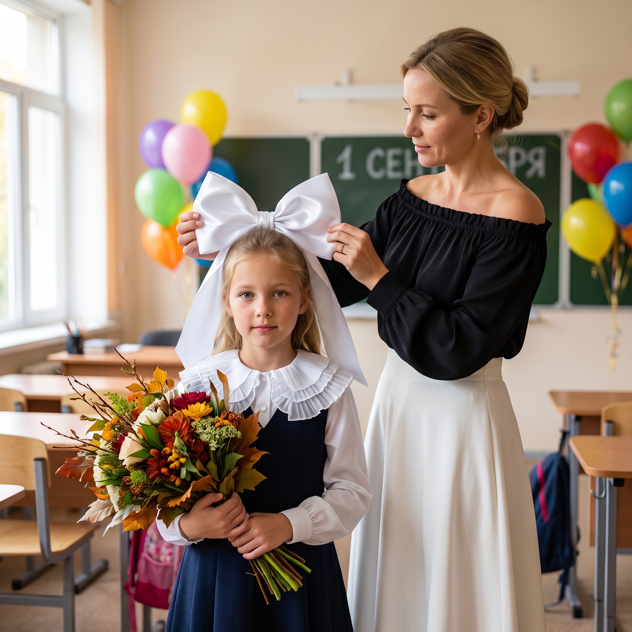 Портрет к 1 сентября в школе