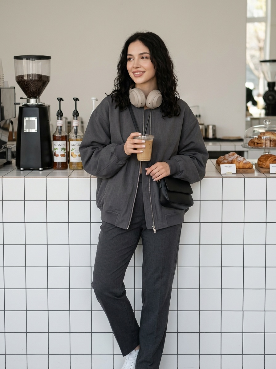 Fashion-портрет в кофейне