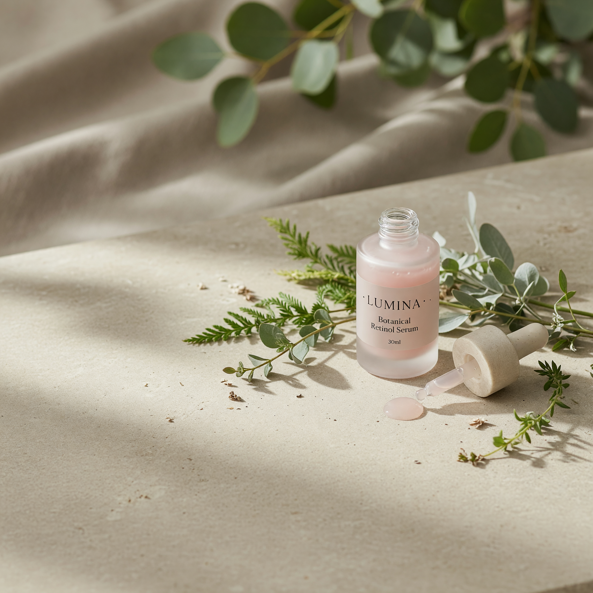 Elegant Product Photography in Natural Setting